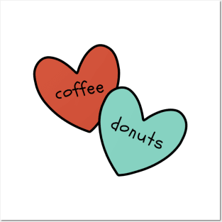 Coffee and Donuts Posters and Art